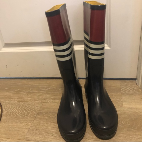 Tommy Hilfiger ladies rubber rain boots size 9 - Picture 2 of 7